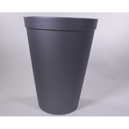 vase plastique (intérieur référence 537326) gris  