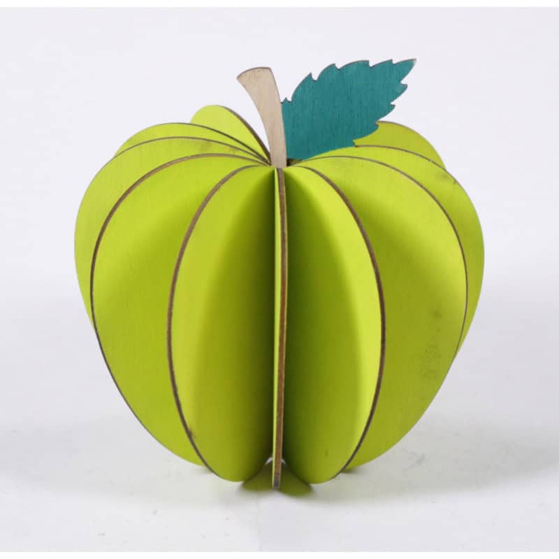 Pomme rondelles bois D. 11 cm Pomme rondelles bois D. 11 cm