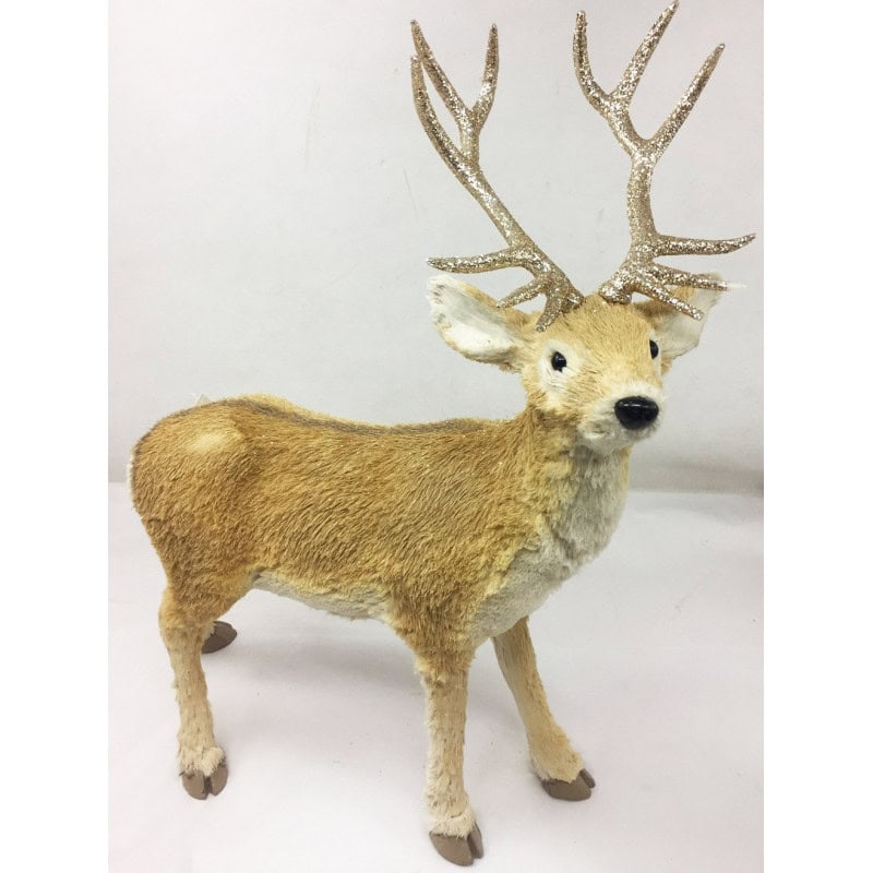 Cerf naturel L. 56 x l. 29 x H. 67 cm Cerf naturel L. 56 x l. 29 x H. 67 cm