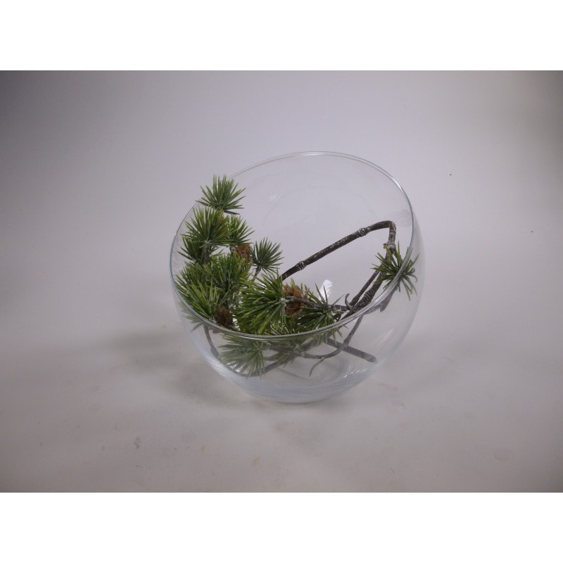 Vase boule slicy D. 16,5 x H. 18 cm Vase boule slicy D. 16,5 x H. 18 cm