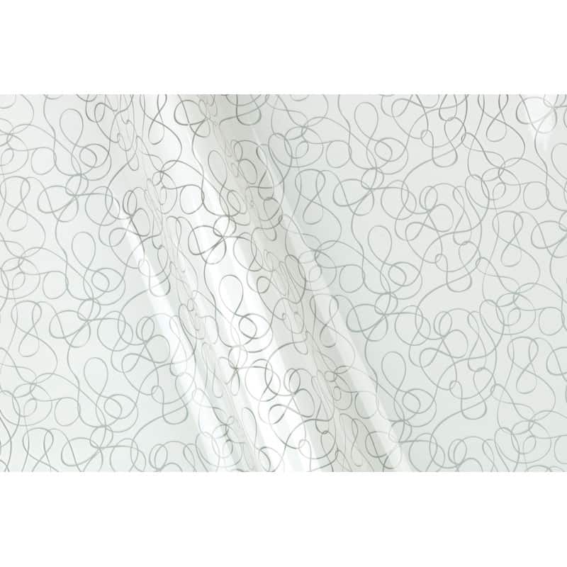 Papier imprimé "boucles"  35µ L. 40 M x l. 80 cm
