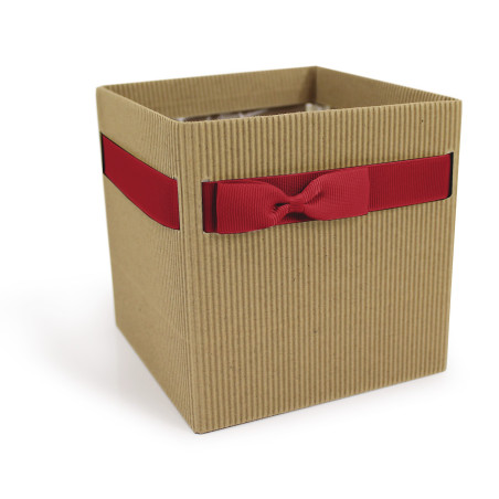 Boite carton Simply L. 12 x l. 12 x H. 12,5 cm
