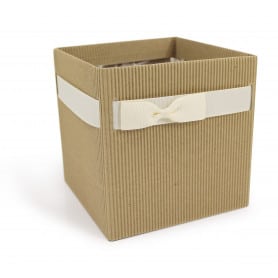 Boite carton Simply L. 12 x l. 12 x H. 12,5 cm