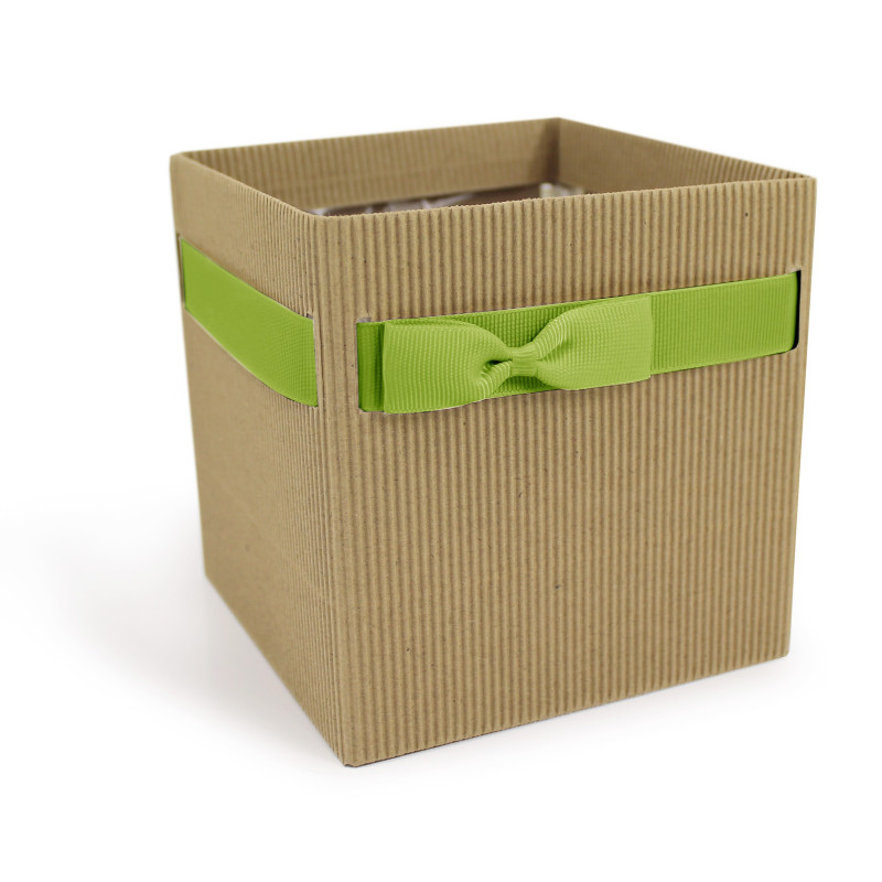 Boite carton Simply L. 12 x l. 12 x H. 12,5 cm