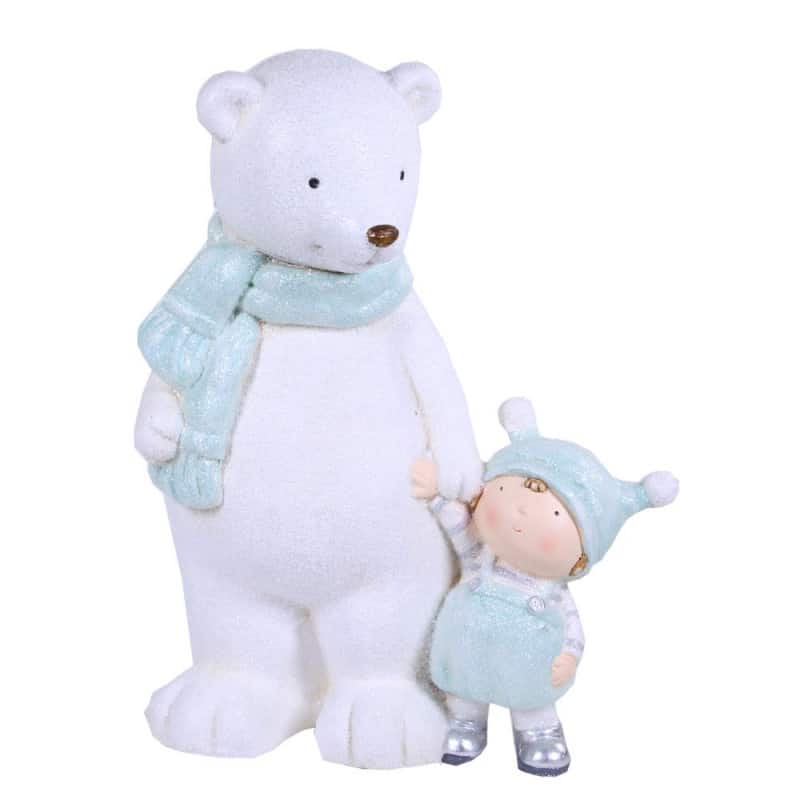 Personnages enfant avec ours polaire Personnages enfant avec ours polaire