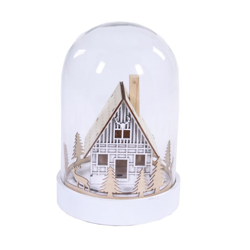 Cloche LED maison Noël Cloche LED maison Noël