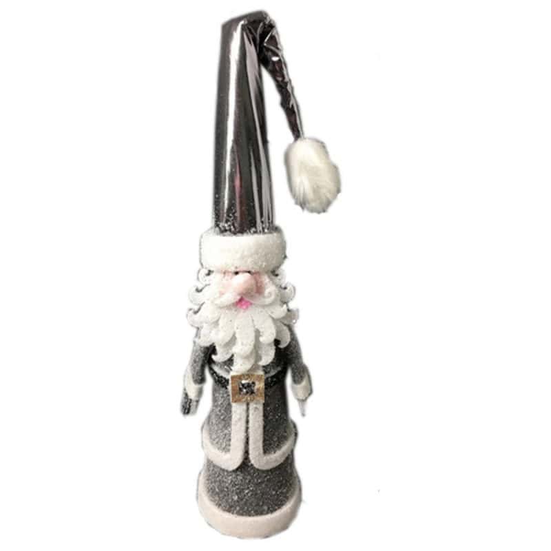 Père Noël bonnet argent Père Noël bonnet argent
