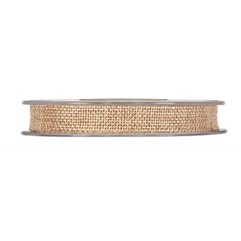 Ruban jute L. 15 m x l. 15 mm Ruban jute L. 15 m x l. 15 mm