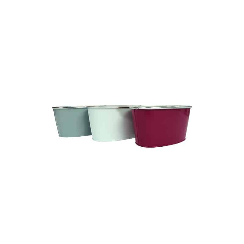 Coupe ovale métal assortie L. 19 x l. 10,5 x H. 9 cm Coupe ovale métal assortie L. 19 x l. 10,5 x H. 9 cm