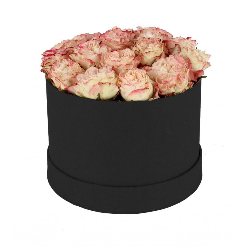 Coffret Cadeau Décoré De Rubans Et De Roses Décoratives Sur