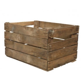 Caisse en bois brut Thomy - Décoration intérieure