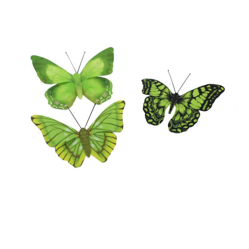 Papillon sur pince ou pic Butterflo - Matériel fleuriste