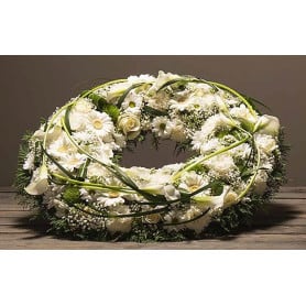 Couronne mousse florale 50 cm Oasis mousse mouillable Idéal