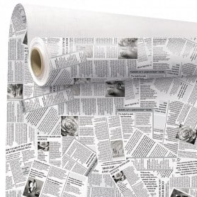 Papier Kraft 35 microns motif News - emballage fleuriste