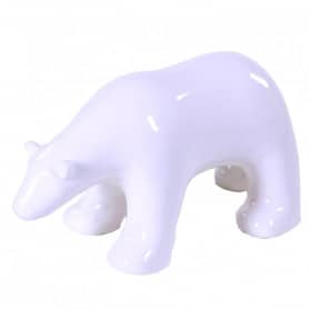 Ours polaire L céramique Manny - Grossiste fleuriste