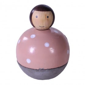 Figurine en bois fillette Boulette - Grossiste fleuriste