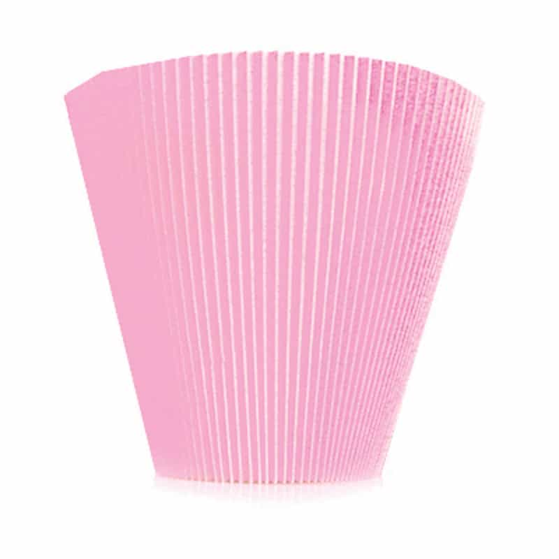 Manchette unie rose clair Zoik - Grossiste fleuriste Manchette unie rose clair Zoik - Grossiste fleuriste