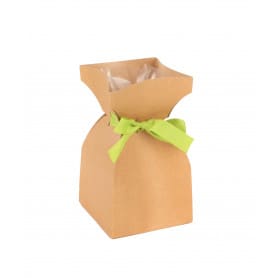 Vase kraft naturel David - Grossiste fleuriste
