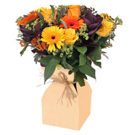 Vase kraft naturel Davidy - Grossiste fleuriste