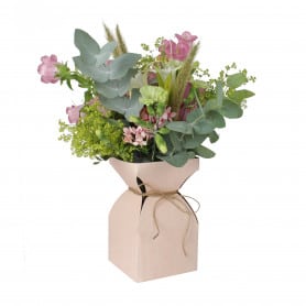 Vase kraft naturel Davidy - Grossiste fleuriste