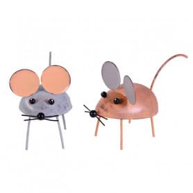 Figurines souris en métal Cabys - Grossiste fleuriste