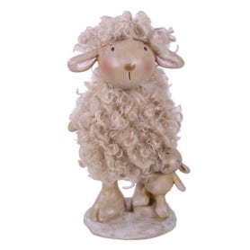 Figurine mouton touffu Sido - Matériel pour fleuriste