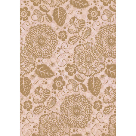 Papier kraft fantaisie Merletto - Grossiste emballage fleuriste