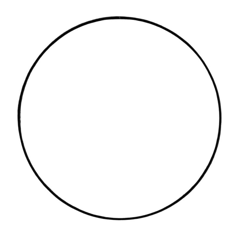 Cercle nu en métal Toufue - Matériel pour fleuriste