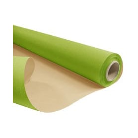 Papier kraft naturel vert pomme - Emballage kraft fleuriste