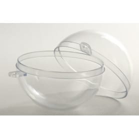 Boule plastique transparente