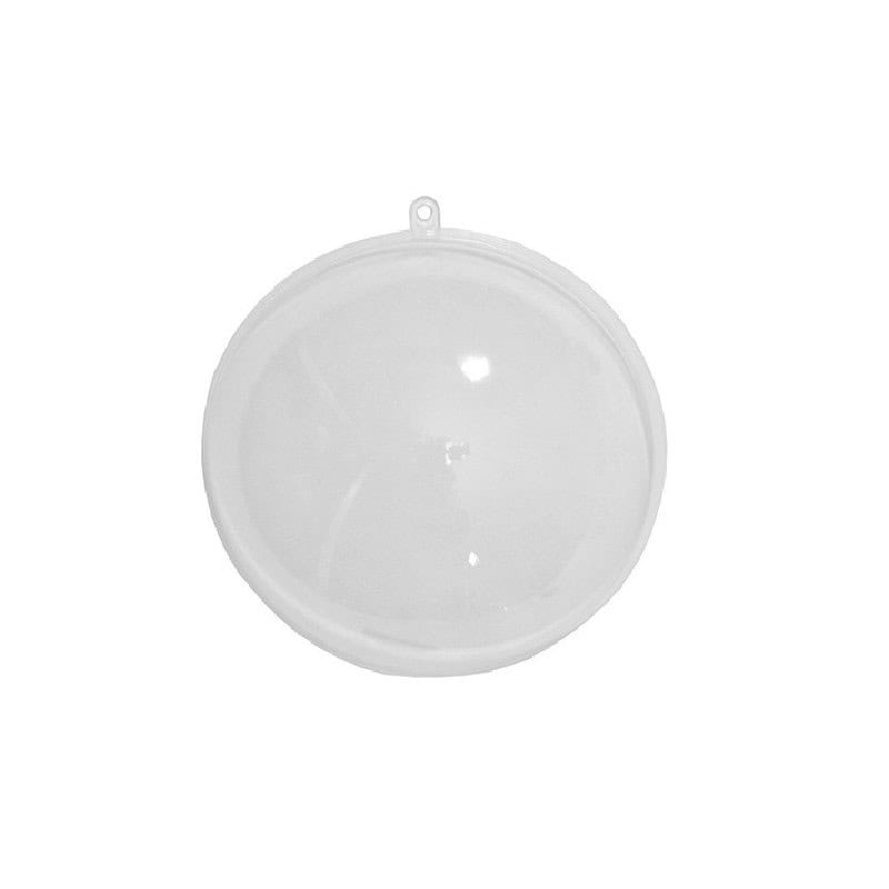 Boule plastique transparente
