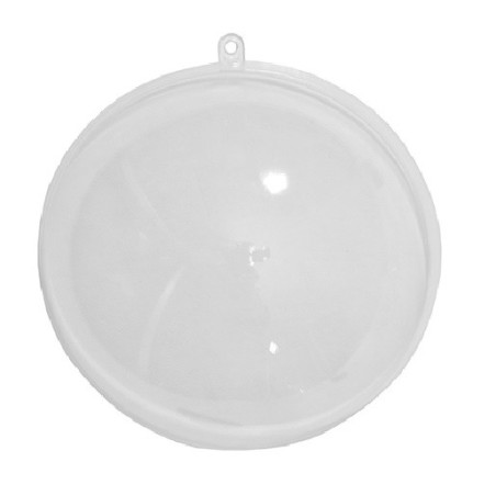 Boule plastique transparente