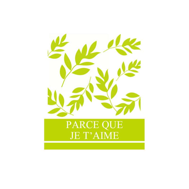 Étiquettes adhésives Parce que je t'aime Lou - Grossiste matériel déco Étiquettes adhésives Parce que je t'aime Lou - Grossiste matériel déco