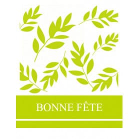 Étiquettes adhésives Bonne fête Latla - Composition florale décoration