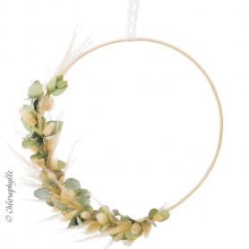 Cercle bambou  - accessoires fleuriste