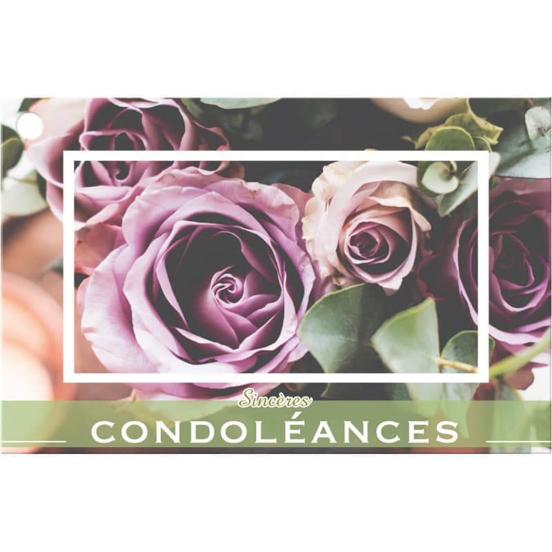 10 cartes de circonstance Sincères condoléances - Grossiste emballage 10 cartes de circonstance Sincères condoléances - Grossiste emballage