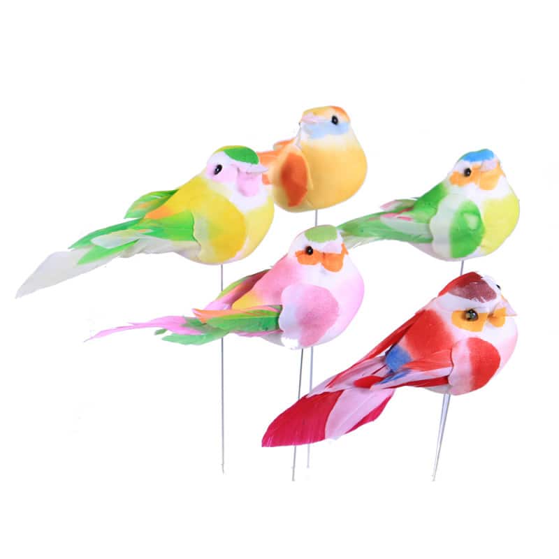 12 oiseaux sur pic Mariako - Grossiste composition florale décoration 12 oiseaux sur pic Mariako - Grossiste composition florale décoration