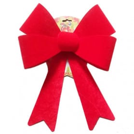 Paquet de 6 nœuds pailletés 2 tailles et couleurs - Loan - Décoration fleuriste - Grossiste