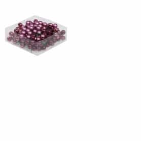 Boule en verre violet - plusieurs tailles - décoration noël