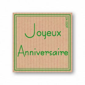 Étiquettes adhésives Joyeux anniversaire - Grossiste fleuriste déco