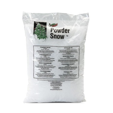 Neige artificielle en poudre sachet de 4 litres - déco noel