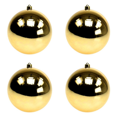 Boîte de 4 boules de Noël - Grossiste accessoires fleuriste décoration