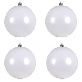 Boîte de 4 boules de Noël - Grossiste accessoires fleuriste décoration