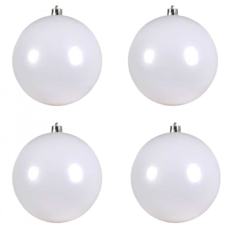 Boîte de 4 boules de Noël - Grossiste accessoires fleuriste décoration