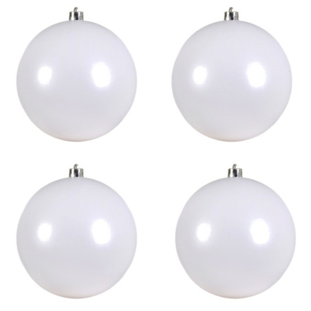Boîte de 4 boules de Noël - Grossiste accessoires fleuriste décoration