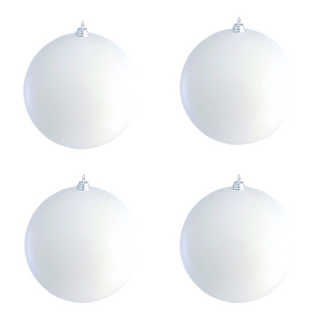 Boîte de 4 boules de Noël - Grossiste accessoires fleuriste décoration