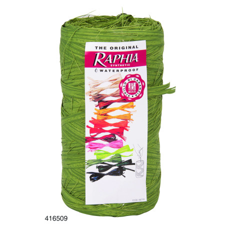Raphia synthétique plusieurs couleurs