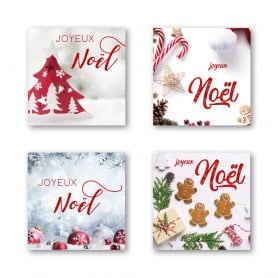 Etiquettes Adhesives Joyeux Noel Grossiste Fleuriste Noel