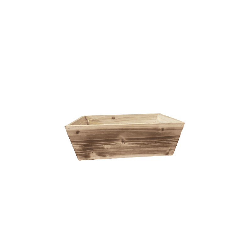 Coupe rectangulaire en bois - Grossiste pour fleuriste décoration