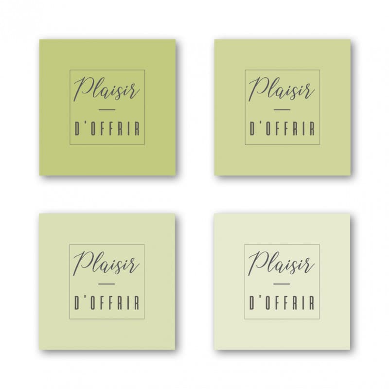 Étiquettes adhésives carrées Plaisir d'offrir - Grossiste fleurs déco Étiquettes adhésives carrées Plaisir d'offrir - Grossiste fleurs déco